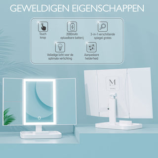 Make-up spiegel met verlichting