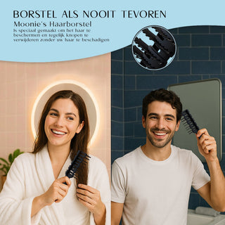 Anti-klit haarborstel