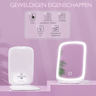 Make-up spiegel met led verlichting