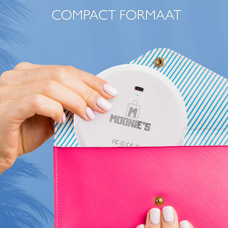 Compacte make-up spiegel met led verlichting