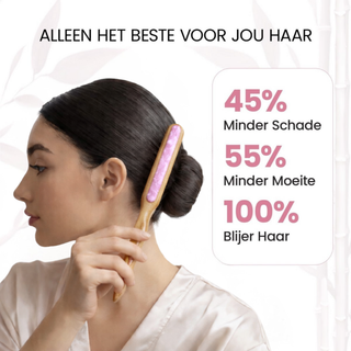 Slick Back & Smoothing Brush - Roze