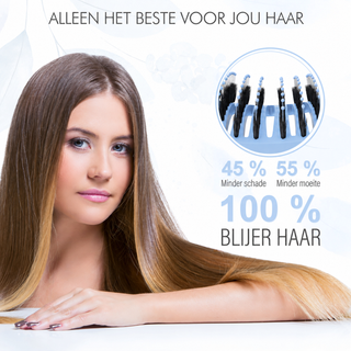 Curved borstel - blauw