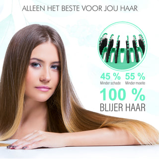 Curved borstel - groen