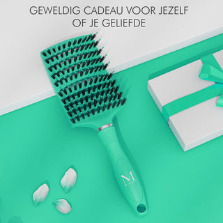 Curved borstel - groen
