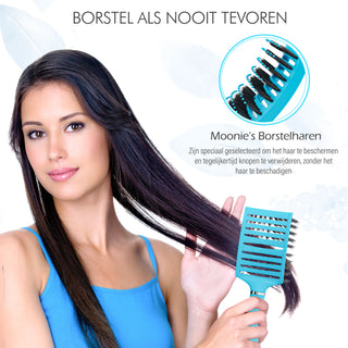 Curved borstel - blauw