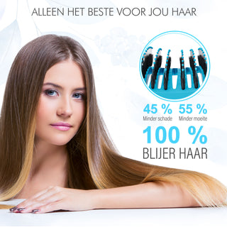 Curved borstel - blauw