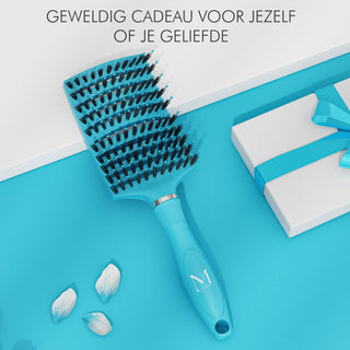 Curved borstel - blauw