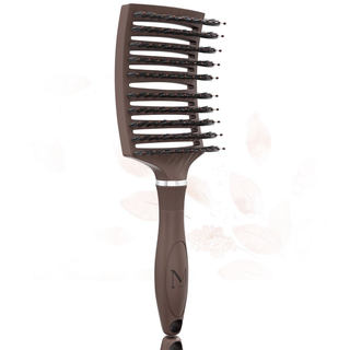 Curved borstel - Bruin